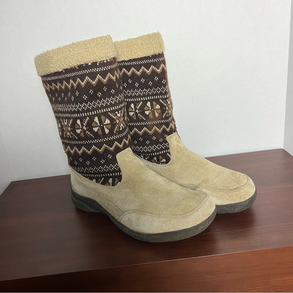 Propet Raquelle Leather and Textile Women’s Boots Size 8 1/2